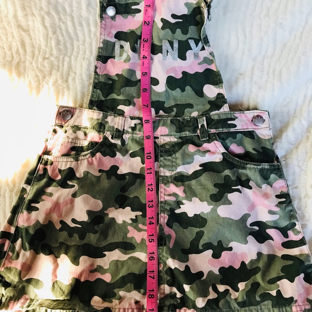 DKNY girls camo overalls - Picture 6 of 8
